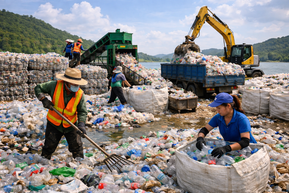 เครื่องบดพลาสติกสำหรับลดปริมาณขยะ